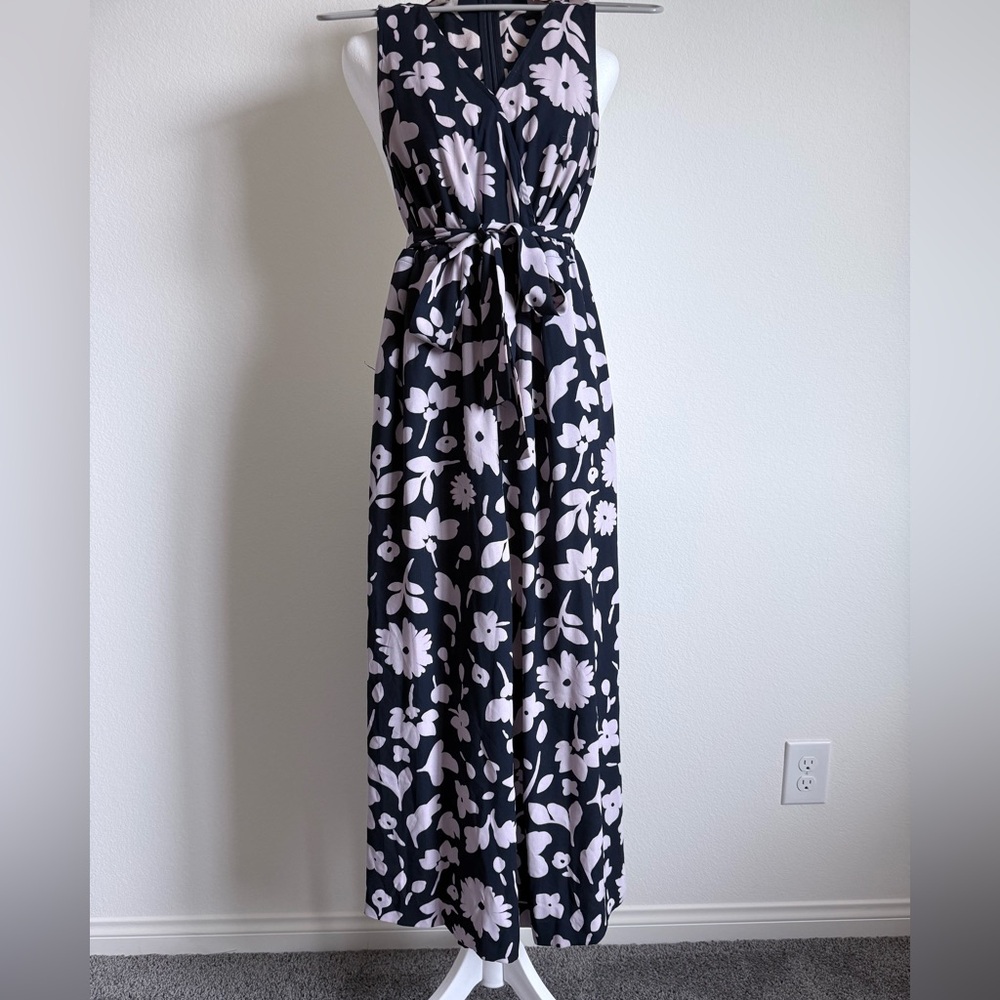 Kate Spade - Floral Navy and Purple Jumpsuit